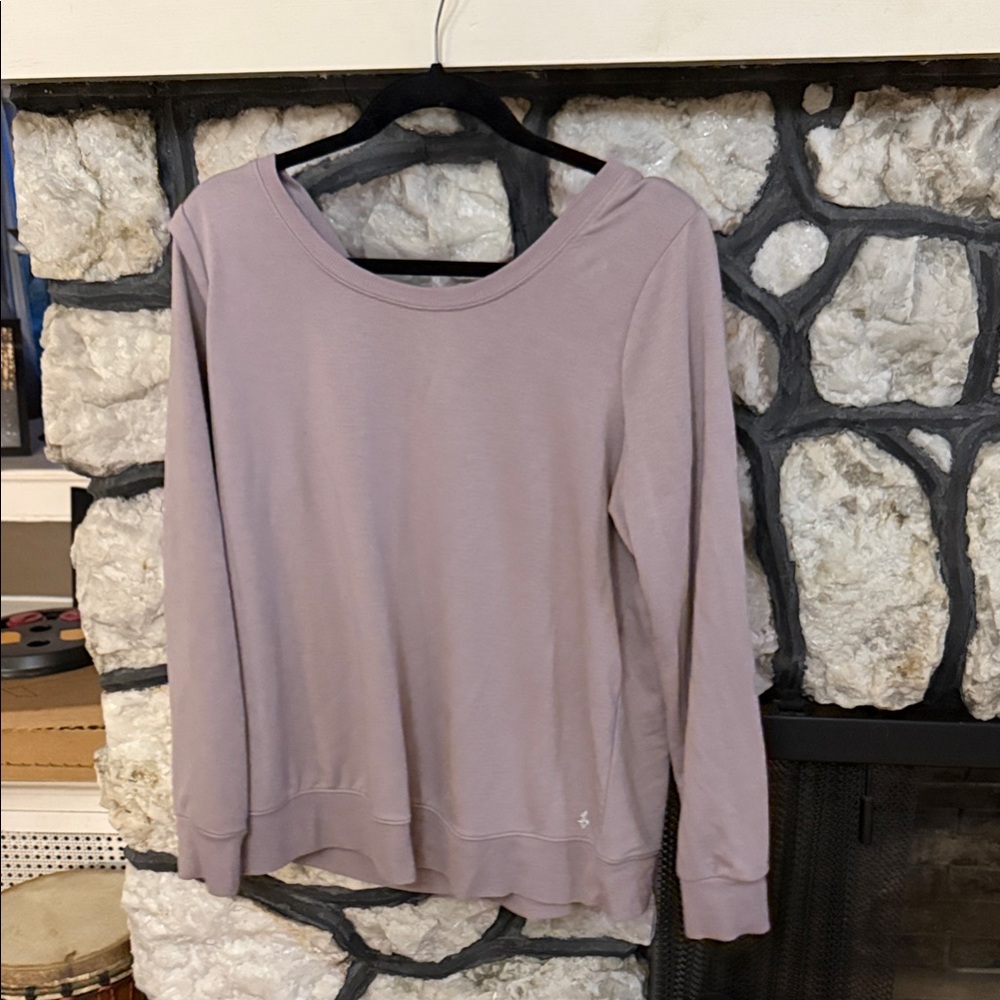 Torrid Mauve Long Sleeve Sweatshirt